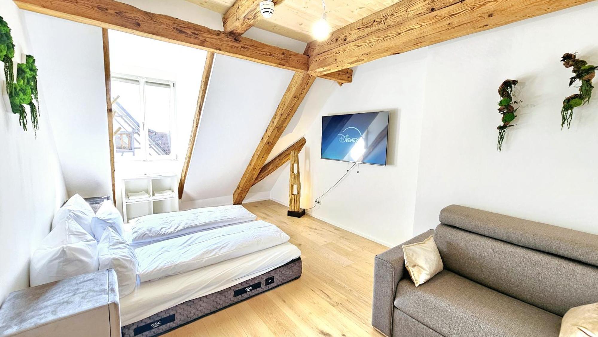 Wood World Luxury - Massage - Bergblick - Tranpolin- Parken Apartamento Markdorf Exterior foto