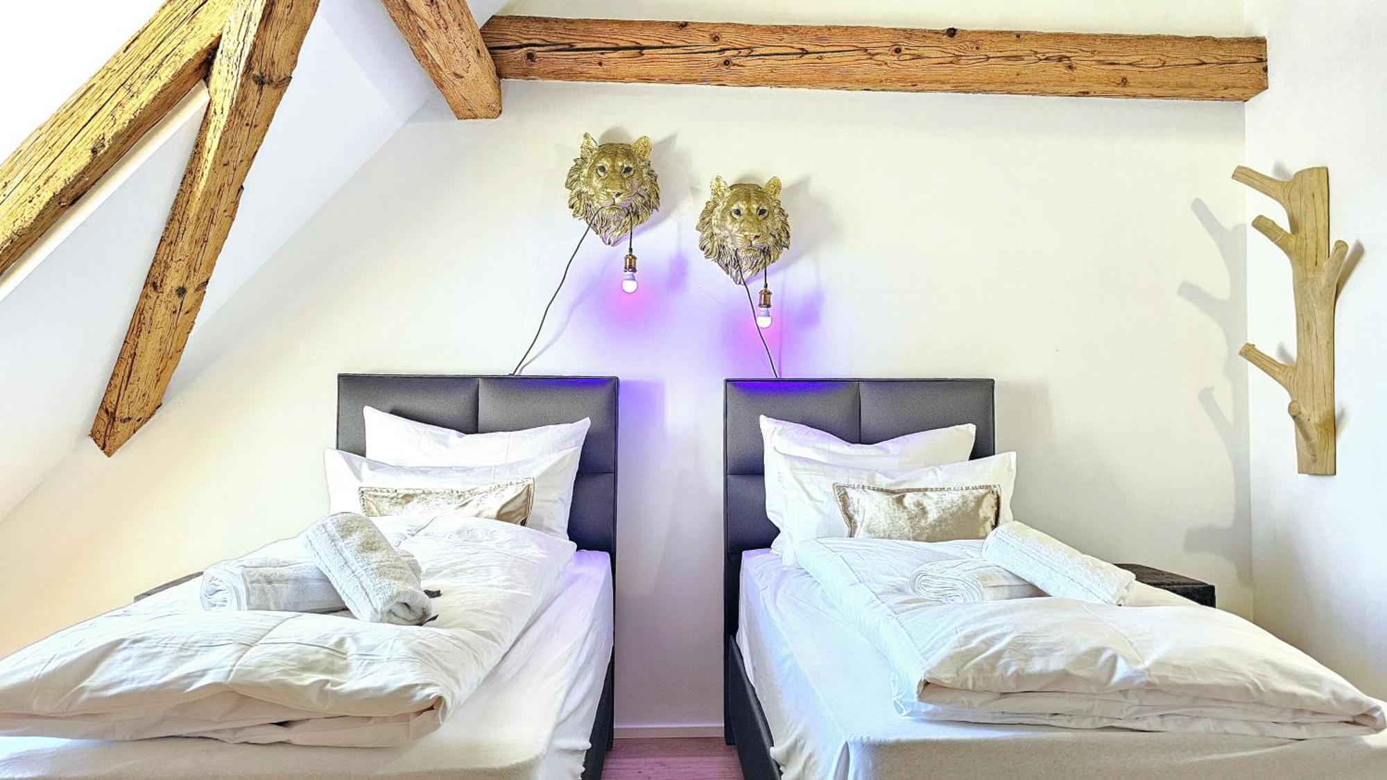 Wood World Luxury - Massage - Bergblick - Tranpolin- Parken Apartamento Markdorf Exterior foto